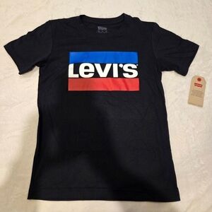🌴3/$15🌴 Levi's Big Boys Crew Neck Short Sleeve Graphic T-Shirt Medium 10-12
